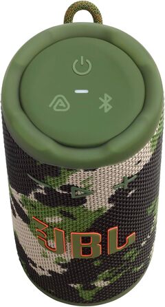 JBL Grip: Портативна Bluetooth колонка з AI Sound Boost, IP68, до 14 год роботи, Camouflage