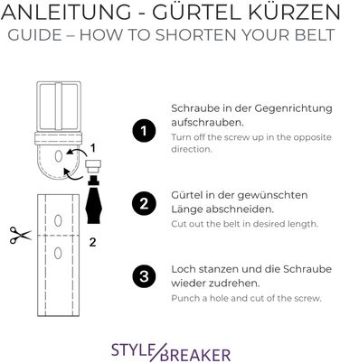 Жіночий ремінь styleBREAKER з заклепками 4 см, екошкіра, металева пряжка, вінтажний стиль для джинсів, регульований