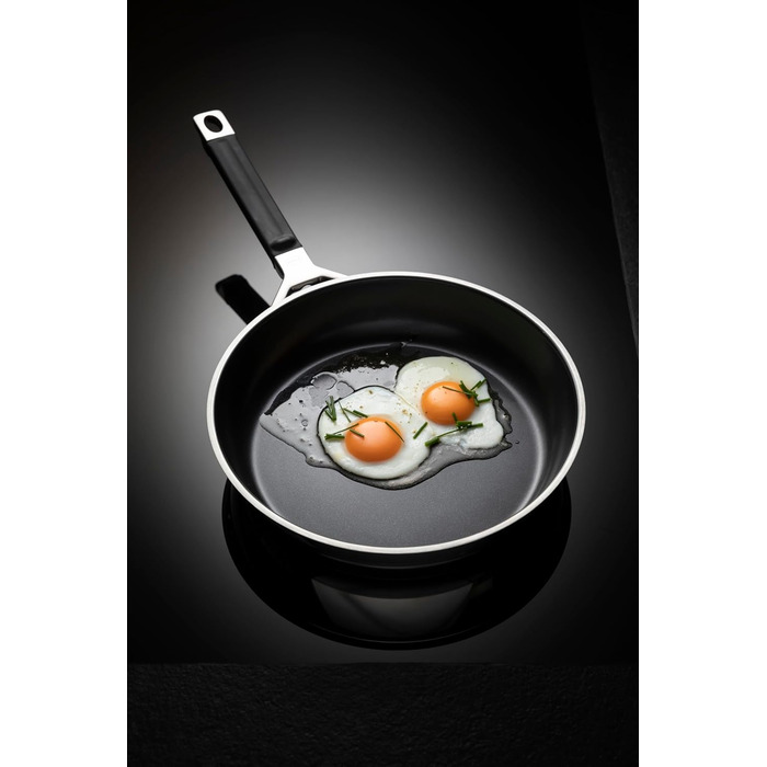 RÖSLE Silence Pro Nonstick Fry Pan - 24cm - Stainless Steel 18/10 - Heat Resistant up to 260°C