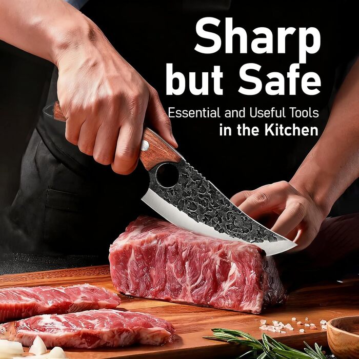 Набір професійних кухонних ножів з нержавіючої сталі - ідеальний подарунок для кухаря, чоловіка, батька на День Святого Валентина, День народження
