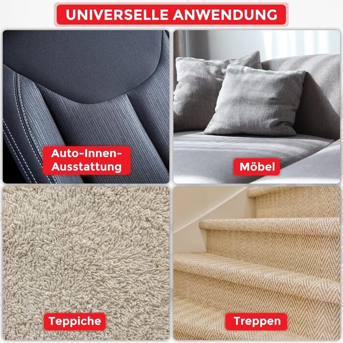 Вакуумний пилосос Grafner з двома баками та 2 щітками для чищення килимів, меблів, авто та видалення плям