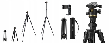 Штатив K&F Concept K234A3, 178 см, чорний