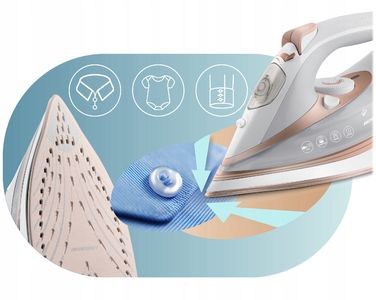 Парова праска Berdsen 3000 Вт з керамічною підошвою, резервуаром 380 мл та функцією вертикального відпарювання