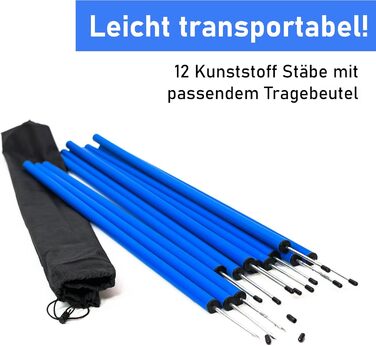 Набір для дресирування собак, 12 шлагбаумів, комплект для аджиліті, собачий спорт