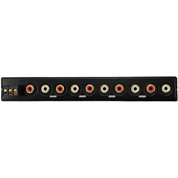 Автомобільний еквалайзер Gravity EQ19 1/2 DIN, 9-смуговий, 9V, 3 RCA виходи, AUX/DVD, передній/задній/сабвуфер
