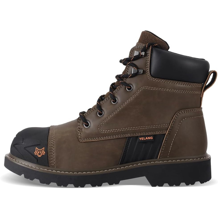 Черевики робочі чоловічі YELANG з металевим носком, для промисловості, захисне взуття (41.5 EU, B Braun)