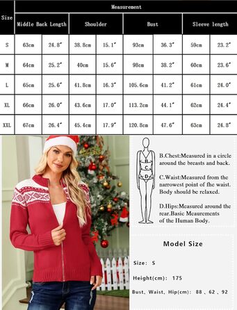 Жіночий святковий кардиган Sykooria з блискавкою, червоний, розмір S-X