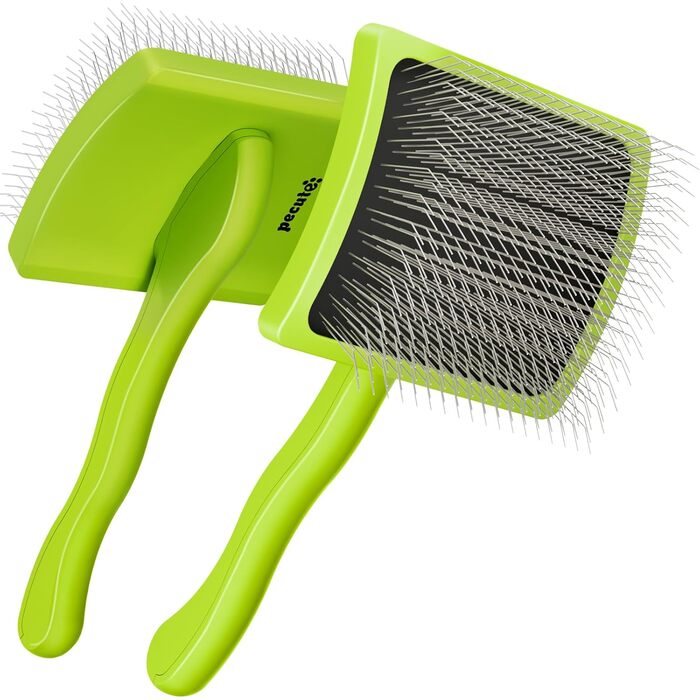 Пекюті Лайкер Бьорте Профі: щітка-лікер для собак, видаляє підшерстя, ковтуни, довга голка (25 мм)