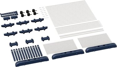 Сушарка для білизни 3-ярусна, турбо-тип, 75-200см, висувна, з 2 обертовими крилами, висота 180см, економна, на колесах для квартири, балкону та саду (сіра)