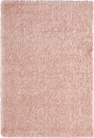 Килимок Mia's Teppiche Fiona для вітальні та спальні, 120x160 см, високий ворс (Рожевий)