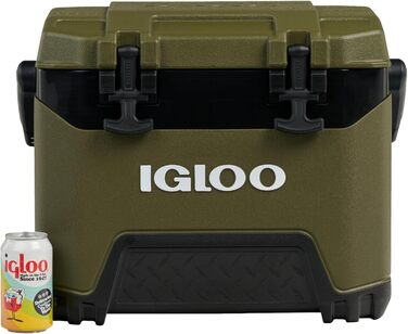 Термобокс IGLOO BMX 52 49L зелений - надміцний охолоджувач для кемпінгу, риболовлі, фестивалів, роботи. Зберігає холод до 49 літрів