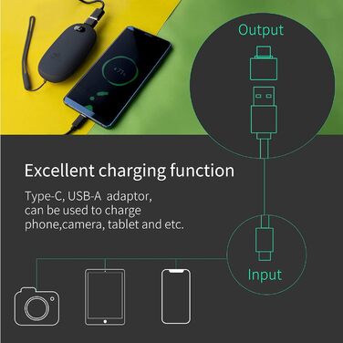Електричний грієчка для рук Unigear 5200mAh з Powerbank, USB, 35-55°C, цифровий дисплей, для активного відпочинку, чорний