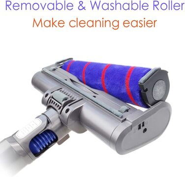 М'яка роликова щітка для пилососів Dyson V7 V8 V10 V11, сумісна з моделями Dyson
