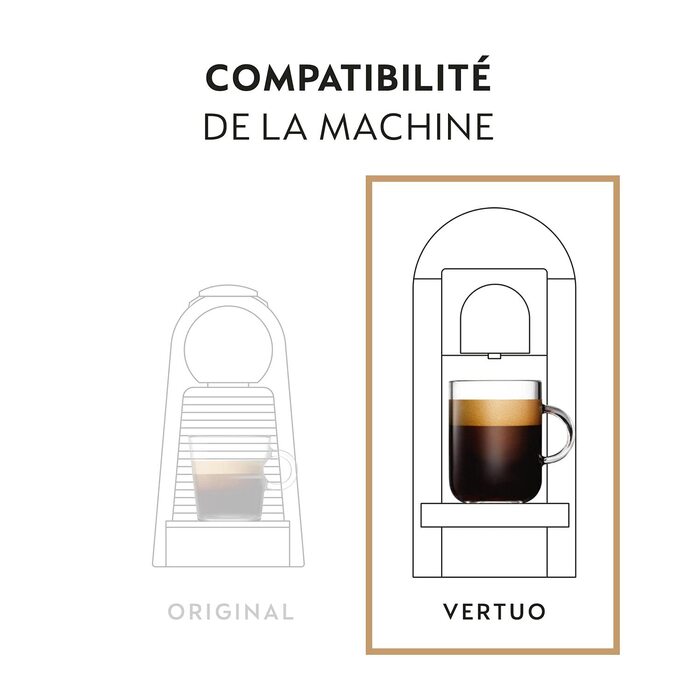 Капсули для кави Nespresso Vertuo Altissio, інтенсивність 9, для еспресо 40 мл, 50 шт. (5 упаковок по 10 шт.)