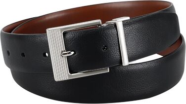 Ремінь Kenneth Cole REACTION чоловічий двосторонній, Cognac/Schwarz (34-36)