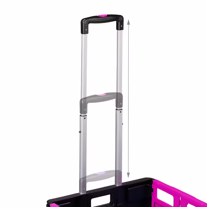 Relaxdays Folding Shopping Trolley with Lid