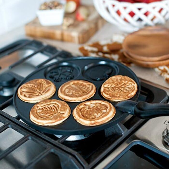 Сковорода для млинців Nordic Ware Autumn Leaves 26,7 см алюмінієва, святкова