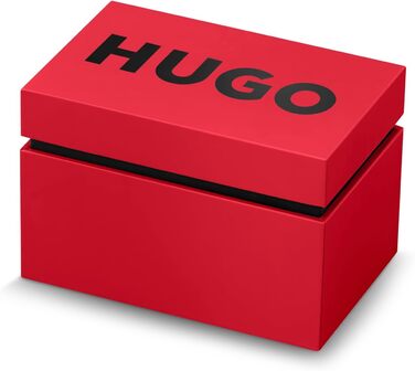 HUGO чоловічий кварцовий годинник #First-Kolleкція - з металевим або шкіряним ремінцем (Blue, Stainless steel)