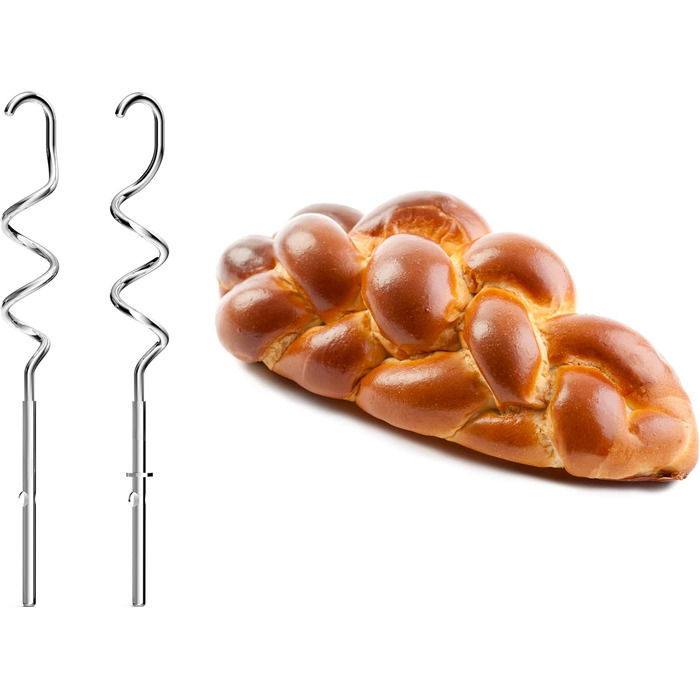 Електричний міксер Moulinex Prep'Mix+ HM460110, 500 Вт, 5 швидкостей, турборежим, 2 вінчики та 2 гаки для тіста з нержавіючої сталі