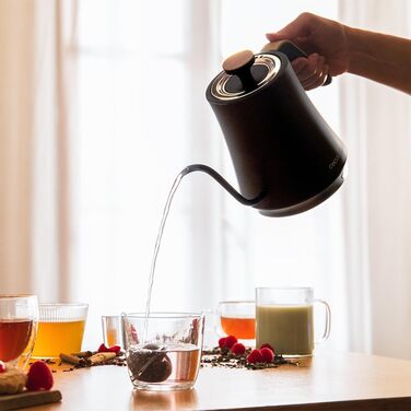 Електричний чайник Cecotec Thermosense 500 Schwan, 1 л, 1200 Вт, антинакипний фільтр, BPA Free, поворотний підставка, дизайн у формі лебедя