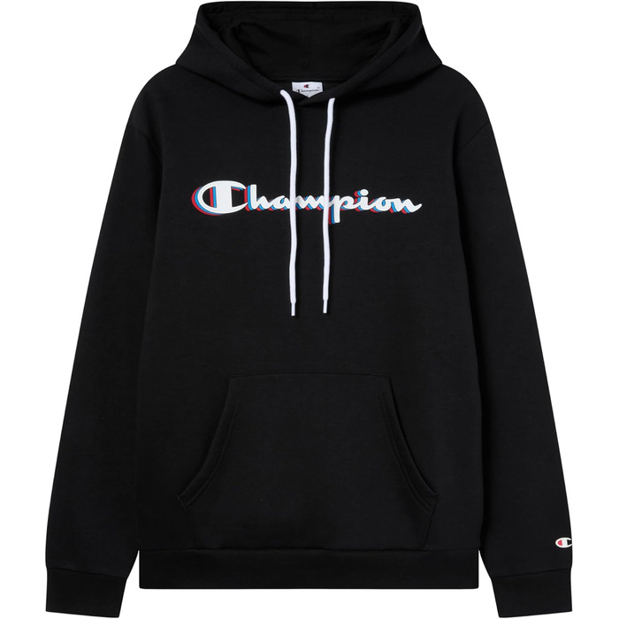 Champion чоловічий світшот з капюшоном Legacy Man Big Logo, чорний (KK001)