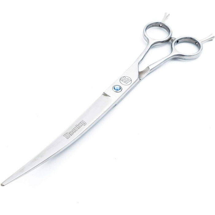 Набір професійних ножиць для грумінгу собак Moontay 7 дюймів (3 ножиці): вигнуті, прямі, розріджувачі