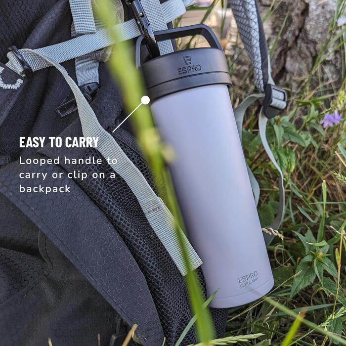 Френч-прес для кави ESPRO Ultralight 475 мл, термос, синій