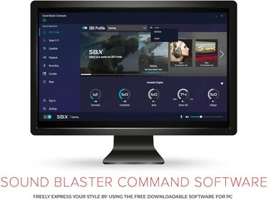 Sound BlasterX G6 7.1 HD: зовнішня звукова карта, DAC та USB-підсилювач для геймінгу. Сумісна з PS4, Xbox One, Nintendo Switch та PC.