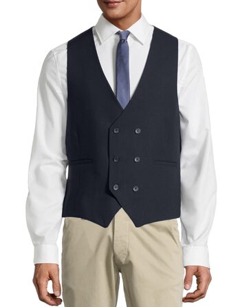 Стильний чоловічий жилет Steffen Klein Classy Gentleman, розмір 46, колір морський блакитний