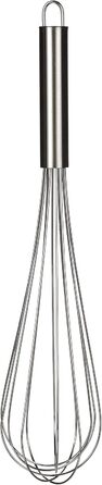 Збивач для яєць Fackelmann 32,5 см, з нержавіючої сталі, міцний, для приготування випічки, 1 шт.