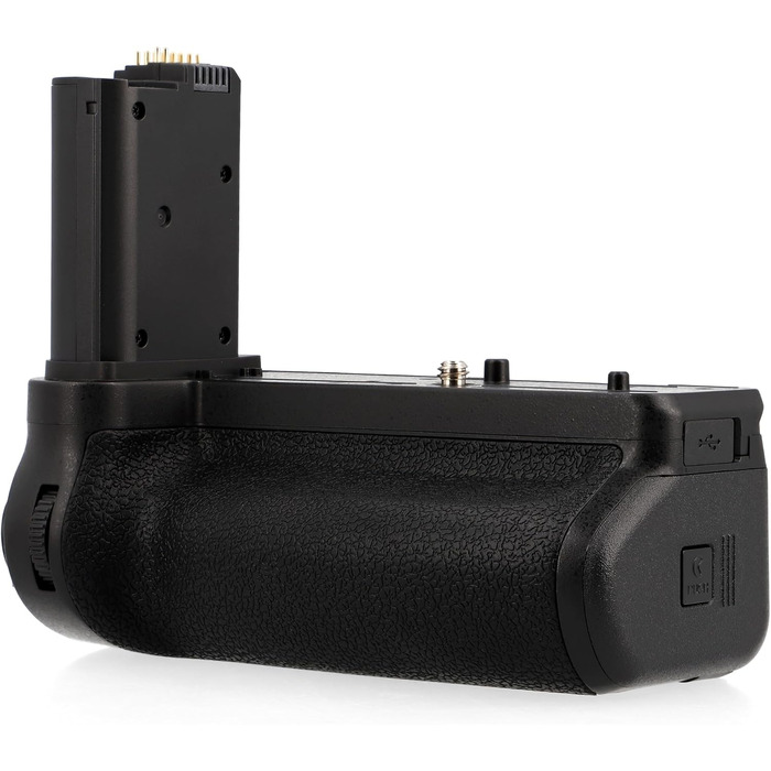 Набір батарейного хвата для Canon EOS RP та R8, сумісний з Nikon Z6 III Z5 II (MB-N14), чорний. Зручний хват, 2 акумулятори, портретний/горизонтальний формат