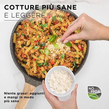 Набір посуду KASANOVA Bambù з антипригарним покриттям, 10 предметів, індукція, скляні кришки (Зелений)