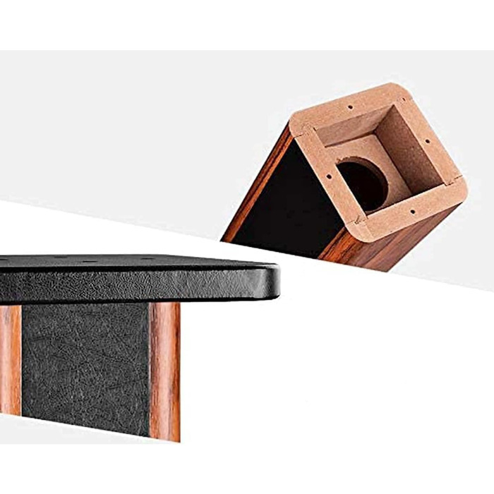 Підставка для акустики Suuiwau з деревною текстурою, універсальна, для домашнього кінотеатру, 60 см