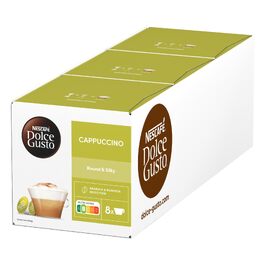 Кавові капсули NESCAFÉ Dolce Gusto Cappuccino, набір 3х16 шт (48 капсул)