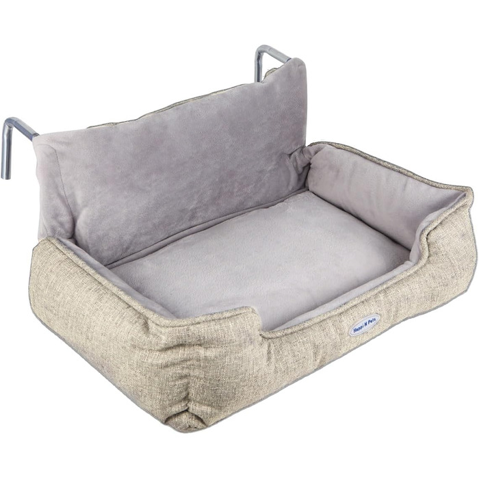 Килимок для котів на батарею Happi N Pets, лежанка для котів, підвісна, бежевий, 55x34x27 см