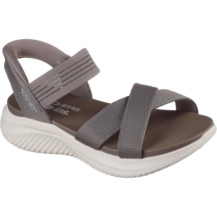 Сандалі Skechers Ultra Flex 3.0 Never Netter Hands Free Slip-ins жіночі, 42 EU, темно-бежеві