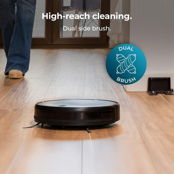 Робот-пилосос Cecotec Conga M10: 7000 Pa, 160 хв роботи, гіроскоп, захист від падіння, Wi-Fi керування