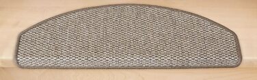 Kettelservice-Metzker® Step Mats Gothenburg Half-Round in 8 Current Colors (15 Pieces Anthracite)