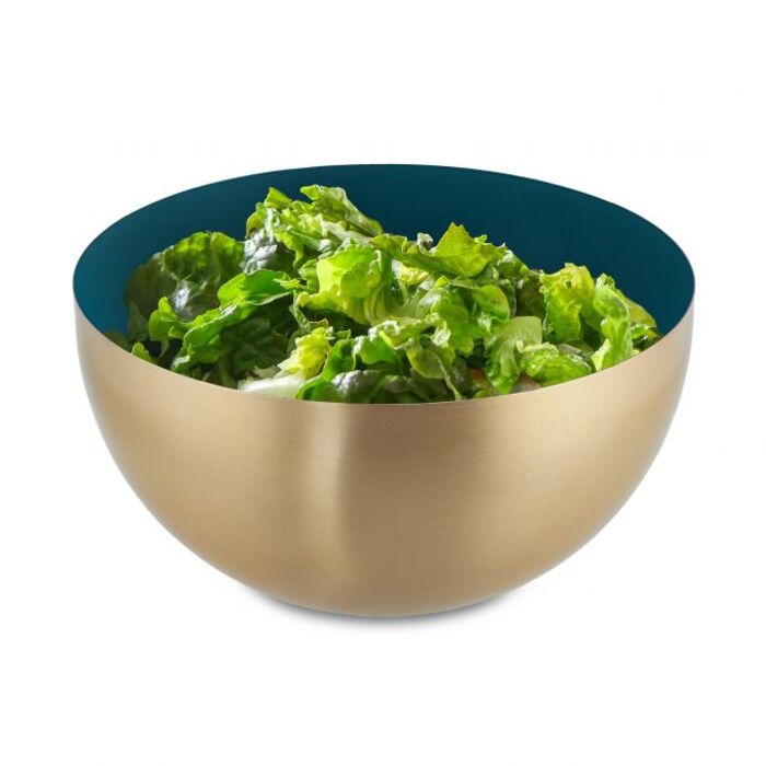Relaxdays Two-tone stainless steel salad bowl