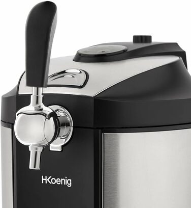 Система розливів пива H.Koenig для кегів 5л з інтегрованим охолодженням, регулюванням температури 2-12°C, 65W, BW1890