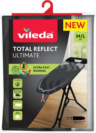 Праска Vileda Ultimate з регулюванням висоти та чохлом Total Reflect