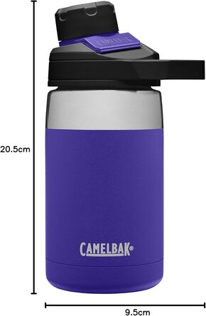 CamelBak Unisex - Adult Chute Mag Vacuum Stainless 12oz, Iris, Black, One Size