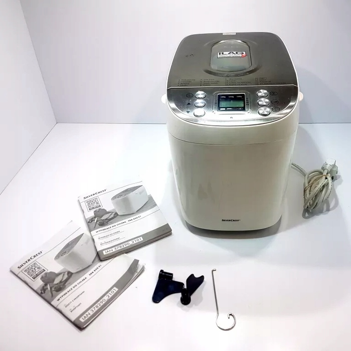 Хлібопічка SilverCrest SBB 850 E1, сріблястий/сірий, 850 Вт