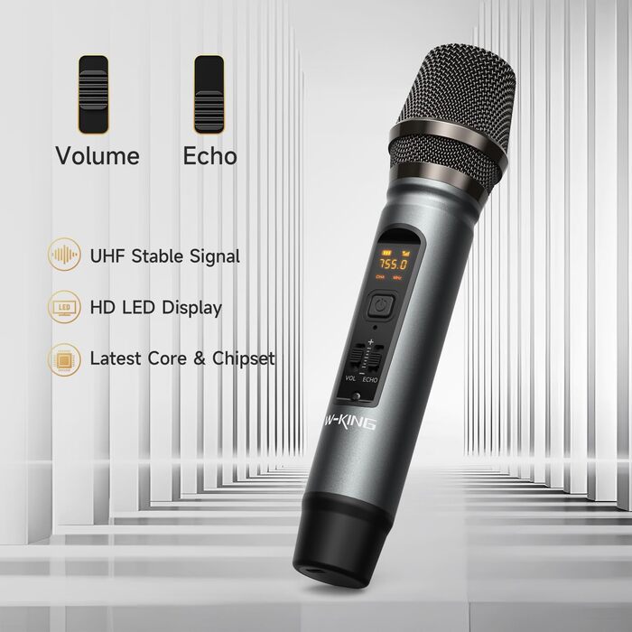 W-KING Bluetooth Колонка 120W з підсиленням басів 70W, чорна. Портативна колонка для вечірок, кемпінгу, пляжу, саду. BT 5.4, IPX6, до 42 годин, RGB підсвітка, стерео-з'єднання, DSP/EQ.