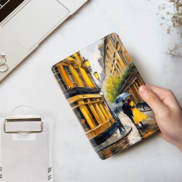 Чохол для Kindle Paperwhite 12-го покоління (2024) Flip з силікону, чохол Kindle Colorsoft з автопробудженням/засипанням, PU/TPU Case, чохол для читання, дитячий/жіночий дизайн, Signature Edition, 7' (колір 8)