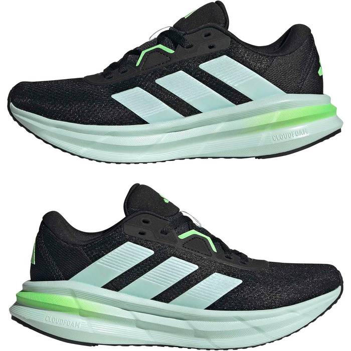 Жіночі кросівки Adidas Galaxy 7 Core Black Halo Mint Lime Burst (36 2/3 EU)
