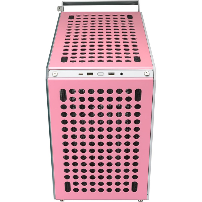 Корпус для ПК Cooler Master Qube 500 Flatpack Mintgrün Macaron Edition: ATX, підтримка EATX, 120 мм вентилятор, вертикальний кріплення відеокарти, радіатори 280 мм