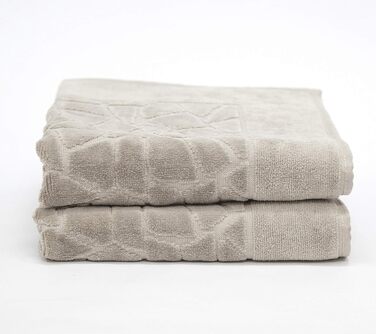 Набір килимків для ванної my cocooning Stones, 2 шт, 100% бавовна, хакі, преміум-якість