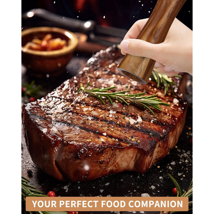 Набір з 2 мельниць для солі та перцю Peugeot з керамічним жорном, 21.5 см, масивне дерево