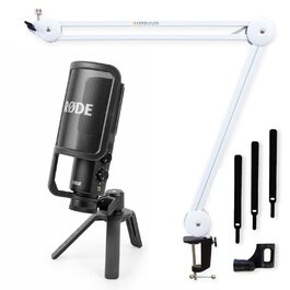 Rode NT-USB+ USB конденсаторний мікрофон + Keepdrum MS138 гнучкий стійкий кронштейн чорний